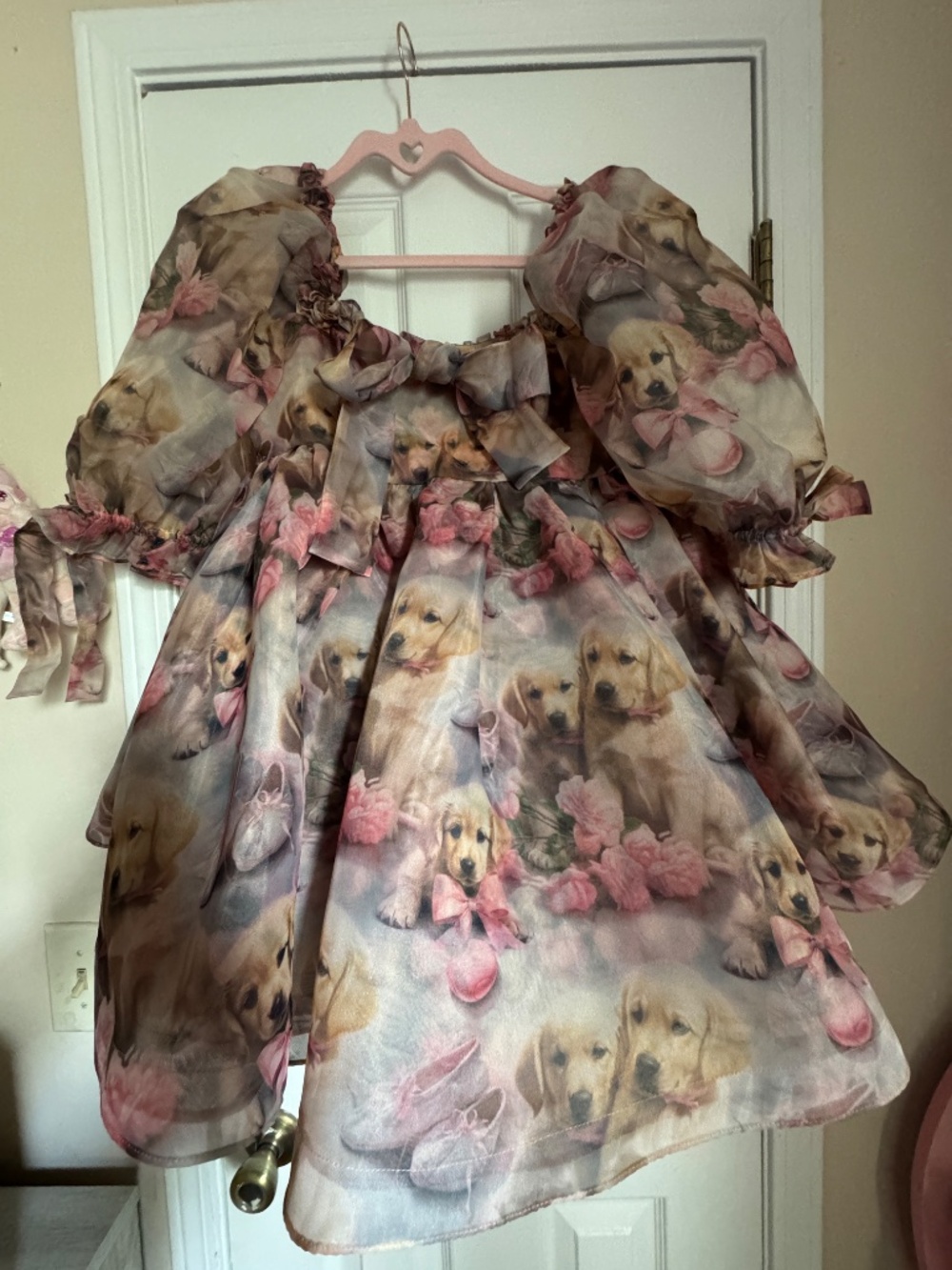 Selkie Golden Paradise Mini Shabby Chic Dress - Picture 2 of 4